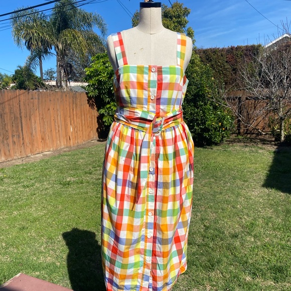Colorful Checkered Sundress - Picture 5 of 7